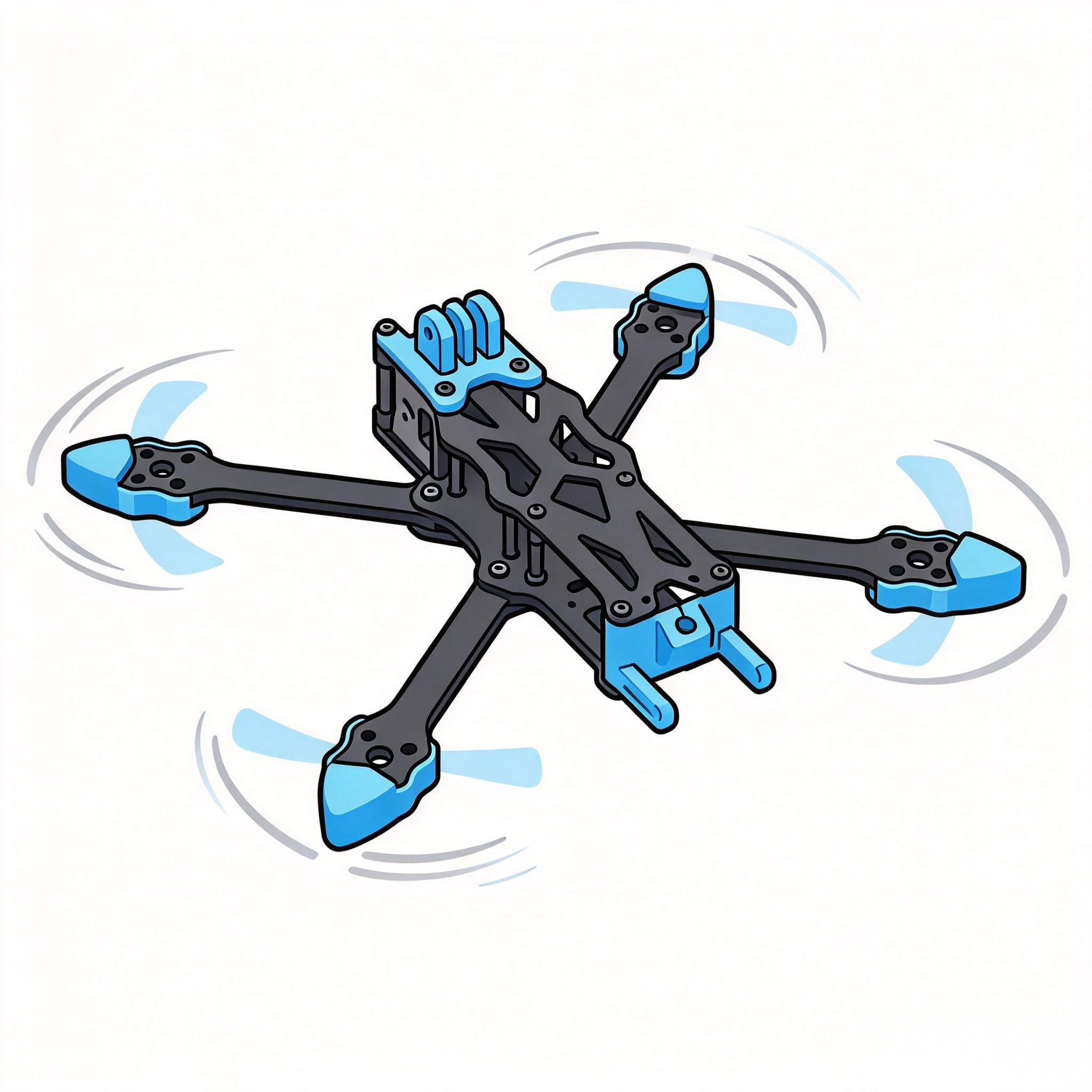 Drone Kit Octocopter - Kit Rangka Drone FPV APEX 5