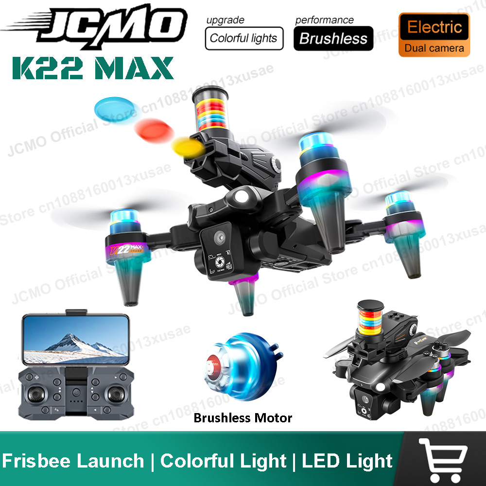 Drone Kit Professional - JCMO K22 MAX Drone Peluncur Frisbee